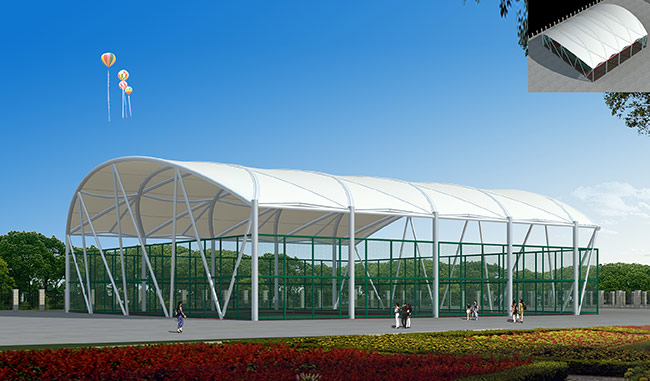 膜结构建筑彰显城市特色