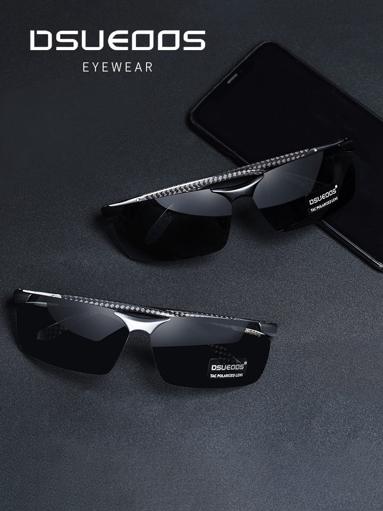 DSUEOOS Polarized Driving Sunglasses for Men - Photochromic Day & Night Vision, Anti-UV, Trendy Sport Eyewear - DSUEOOS