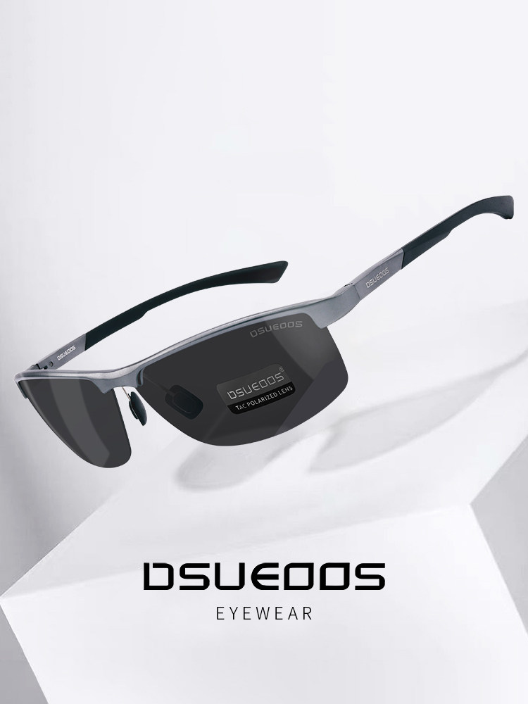 DSUEOOS Polarized Photochromic Sunglasses for Men - Day & Night Driving Aviators - UV400 Sport Eyewear for Fishing & Outdoor - DSUEOOS