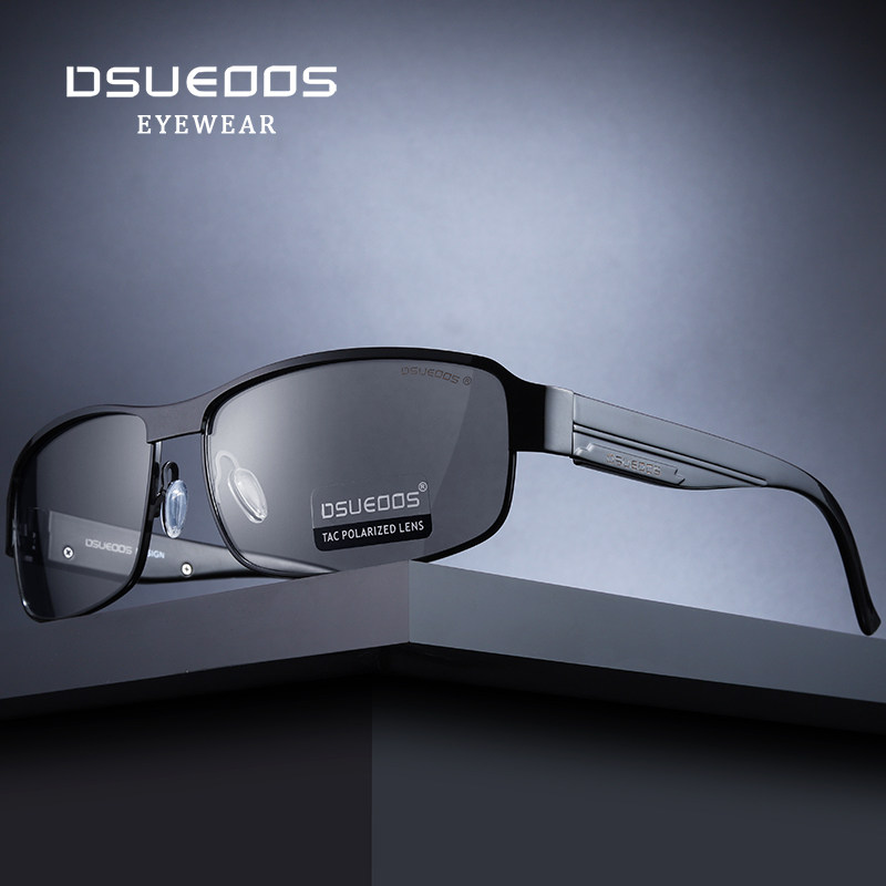 DSUEOOS Men's Polarized Photochromic Sunglasses - Day & Night Vision Driving & Fishing Eyewear - UV400 Protection - DSUEOOS