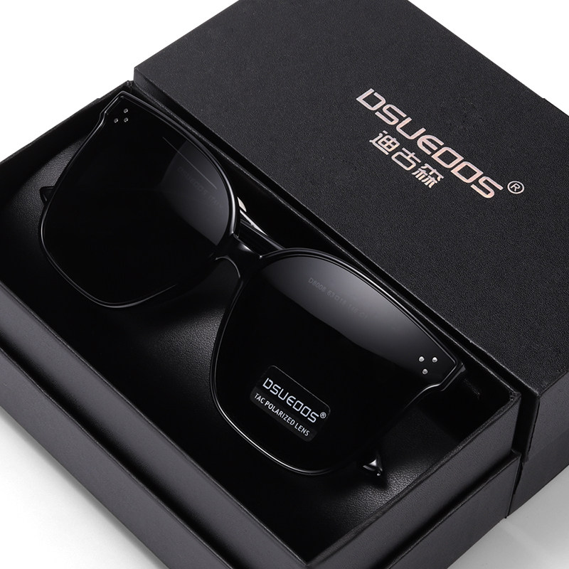 DSUEOOS Polarized Sunglasses for Men & Women - UV400 Protection Oversized Fashion Shades for Driving & Slimming Look - DSUEOOS