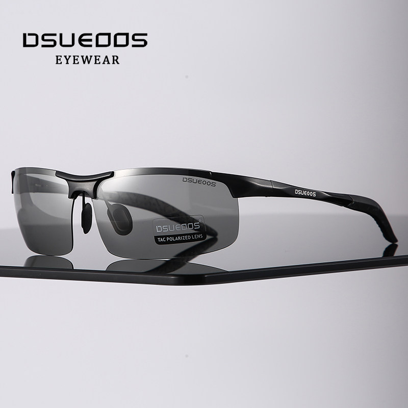 DSUEOOS Polarized Sunglasses for Men - HD Driving & Fishing Eyewear - Lightweight Aluminum Magnesium Frame - DSUEOOS