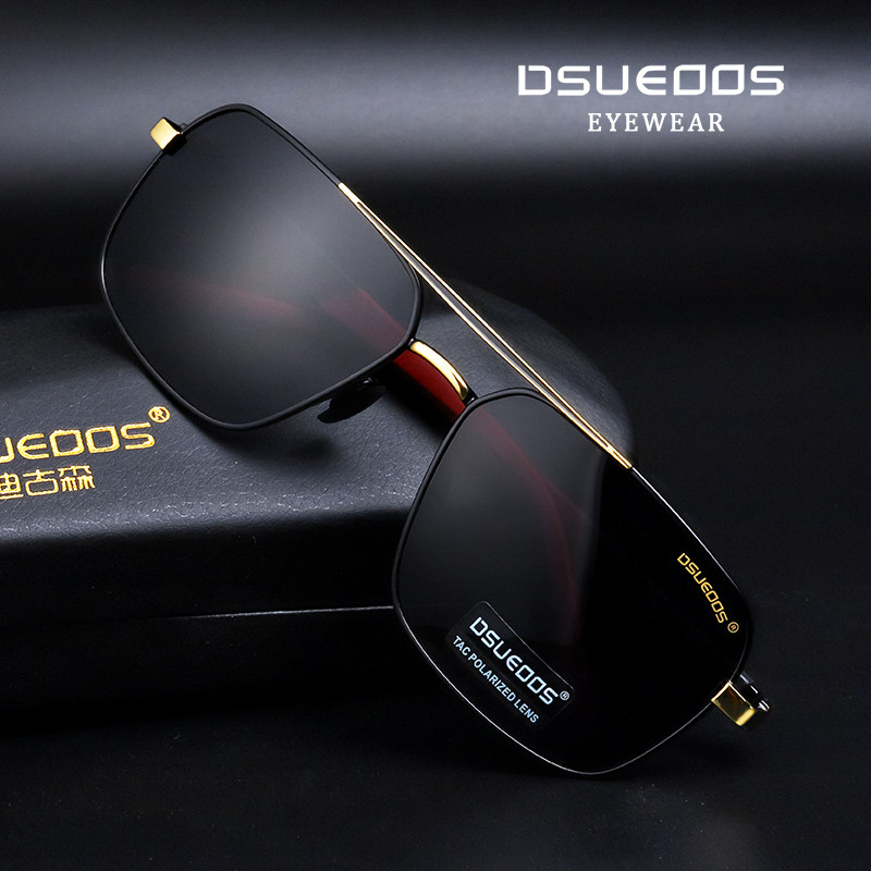 DSUEOOS Polarized Photochromic Sunglasses for Men - UV400 Day & Night Driving & Fishing Shades - DSUEOOS