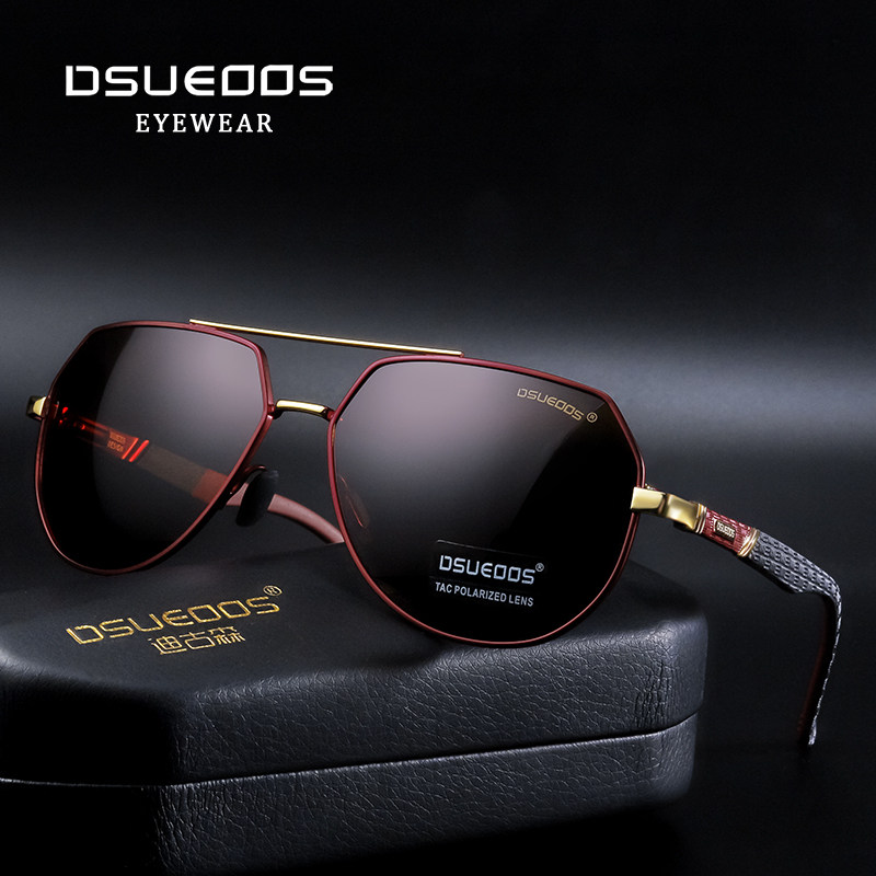 DSUEOOS Polarized Aviator Sunglasses for Men & Women - Photochromic Day-Night Vision Driving Glasses - DSUEOOS