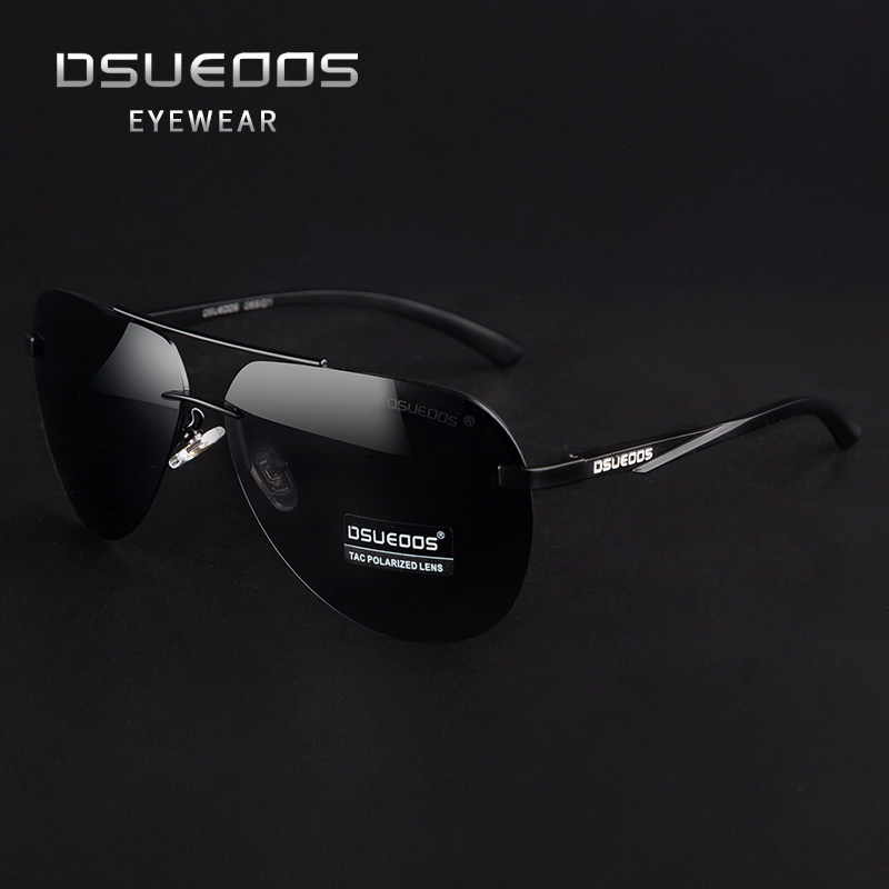 DSUEOOS HD Polarized Sunglasses for Men - Night Vision & Day Driving Glare Reduction - Ideal for Fishing & Outdoor Sports - DSUEOOS