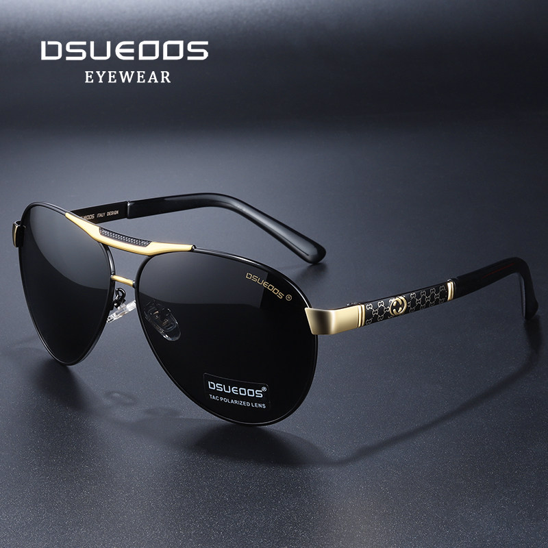 DSUEOOS Polarized Aviator Sunglasses for Men & Women - UV400 Protection Trendy Driving Mirrors DL8008 - DSUEOOS