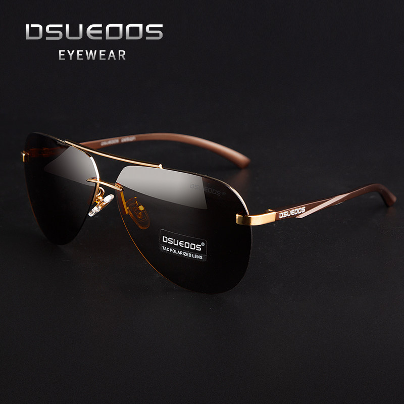 DSUEOOS HD Polarized Sunglasses for Men - Night Vision & Day Driving Glare Reduction - Ideal for Fishing & Outdoor Sports - DSUEOOS