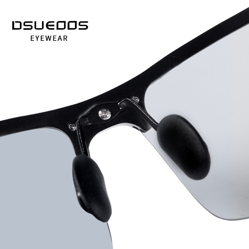 DSUEOOS Day-Night Photochromic Polarized Driving Sunglasses for Men - HD Anti-Glare Night Vision Glasses - DSUEOOS