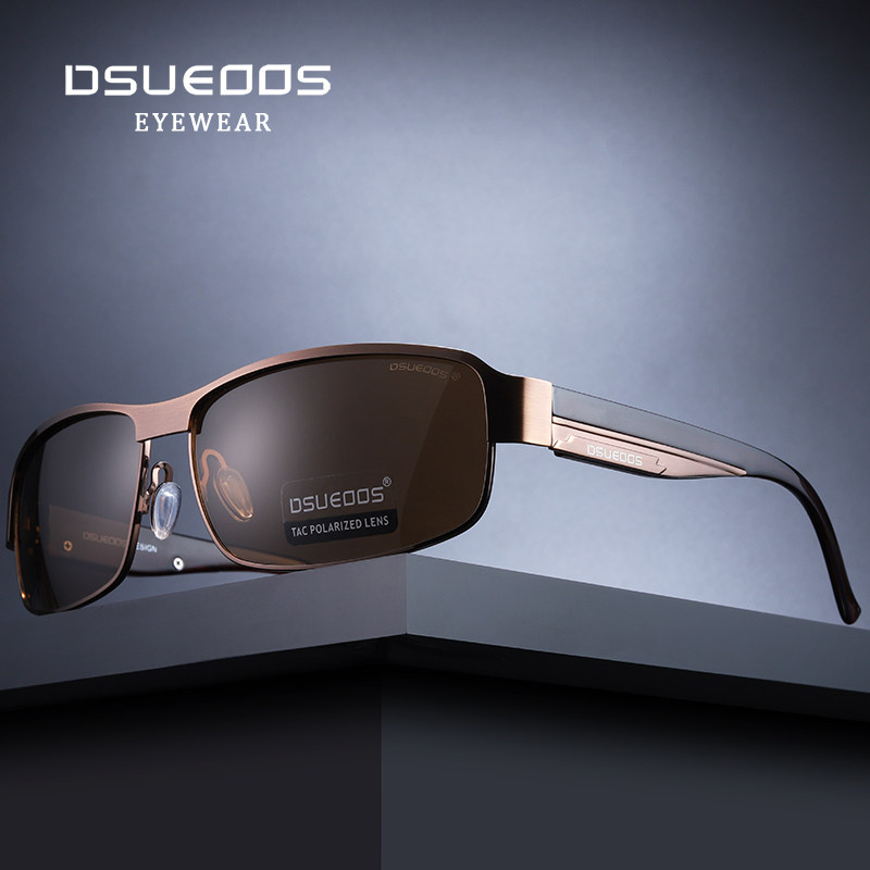 DSUEOOS Men's Polarized Photochromic Sunglasses - Day & Night Vision Driving & Fishing Eyewear - UV400 Protection - DSUEOOS
