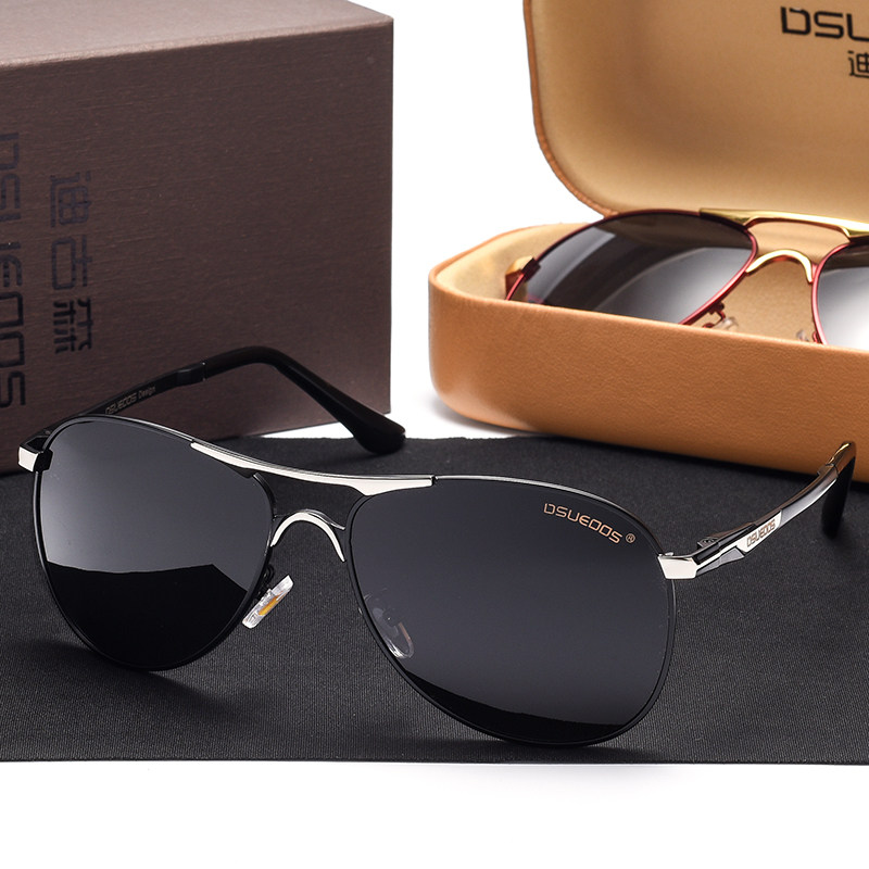 DSUEOOS Polarized Men's Sunglasses - HD Driving & Fishing Shades with UV Protection - Trendy Designer Eyewear - DSUEOOS