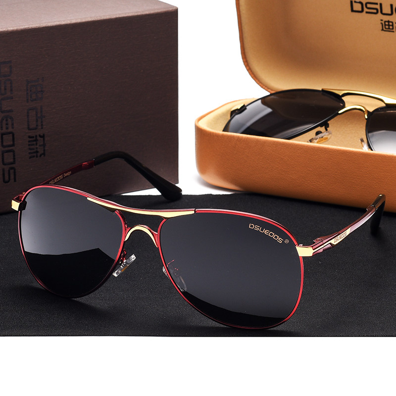 DSUEOOS Polarized Men's Sunglasses - HD Driving & Fishing Shades with UV Protection - Trendy Designer Eyewear - DSUEOOS