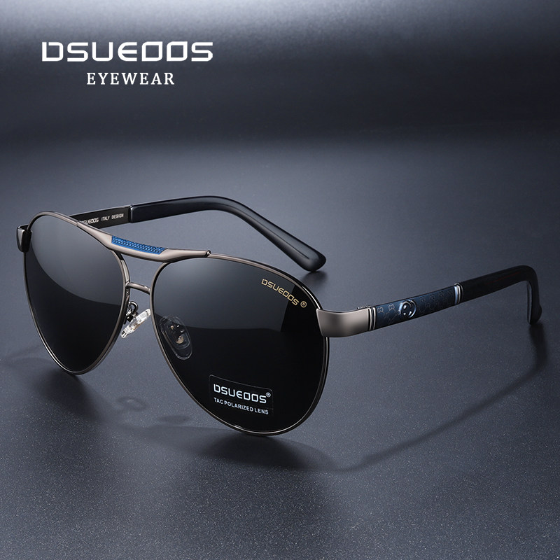 DSUEOOS Polarized Aviator Sunglasses for Men & Women - UV400 Protection Trendy Driving Mirrors DL8008 - DSUEOOS